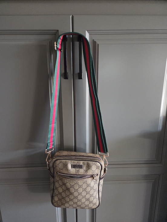 Gucci Handbags - Gucci Vintage Crossbody Bag - Brown Italy Made